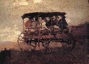 Winslow Homer Hakusan carriage and Streams painting